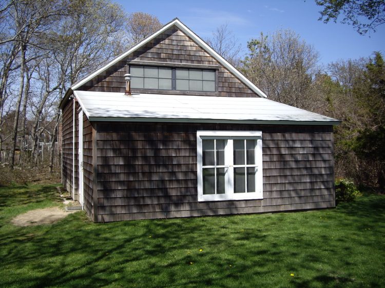 The converted barn at the Pollock-Krasner House and Study Center in Springs, New York, the studio Jackson Pollock moved onto the property in 1946 and worked in until his death in 1956.